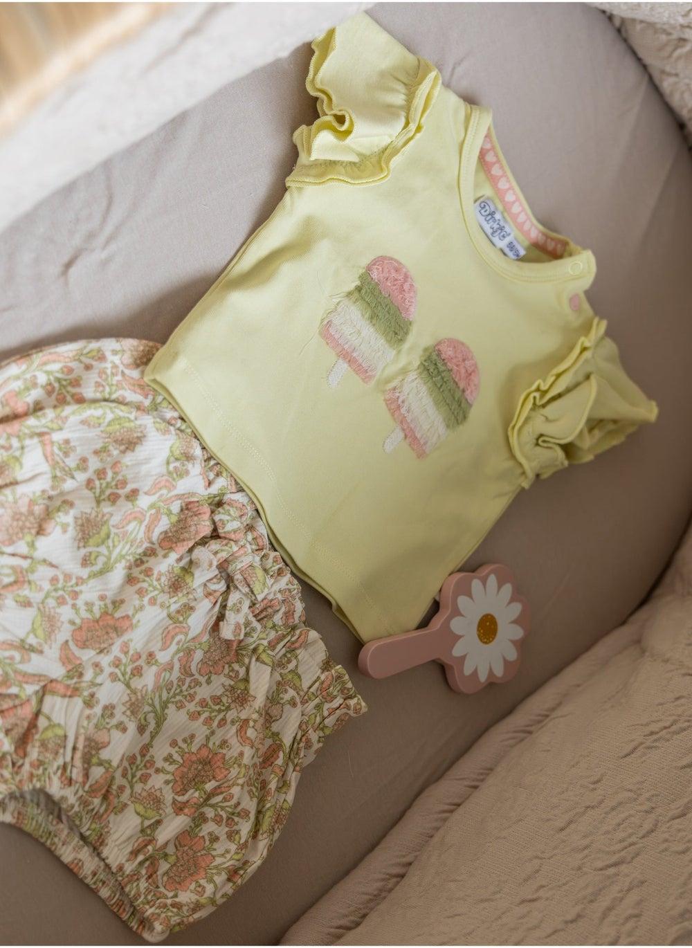Dirkje T-shirt & Shorts Set for Girls - Image 1
