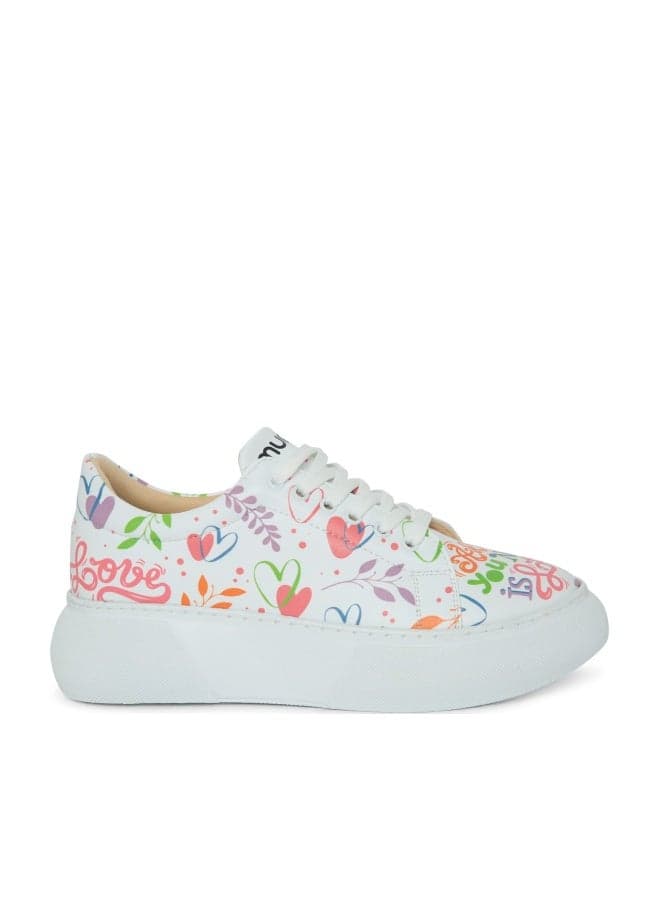 All You Need Is Love Premium Low-Top Sneakers - Image 1