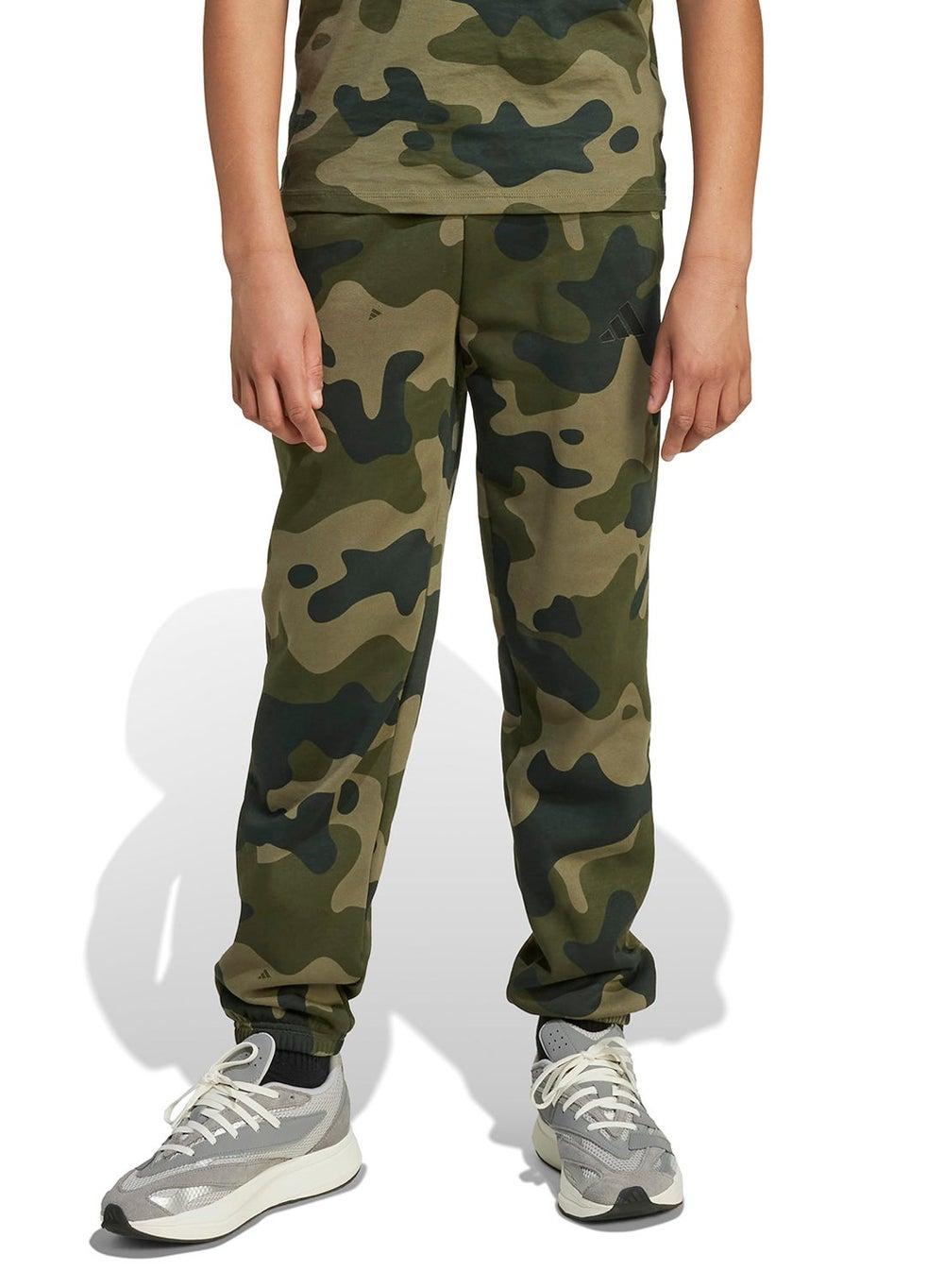 Seasonal Essentials Camo Fleece Pant Juniors adidas - Image 1