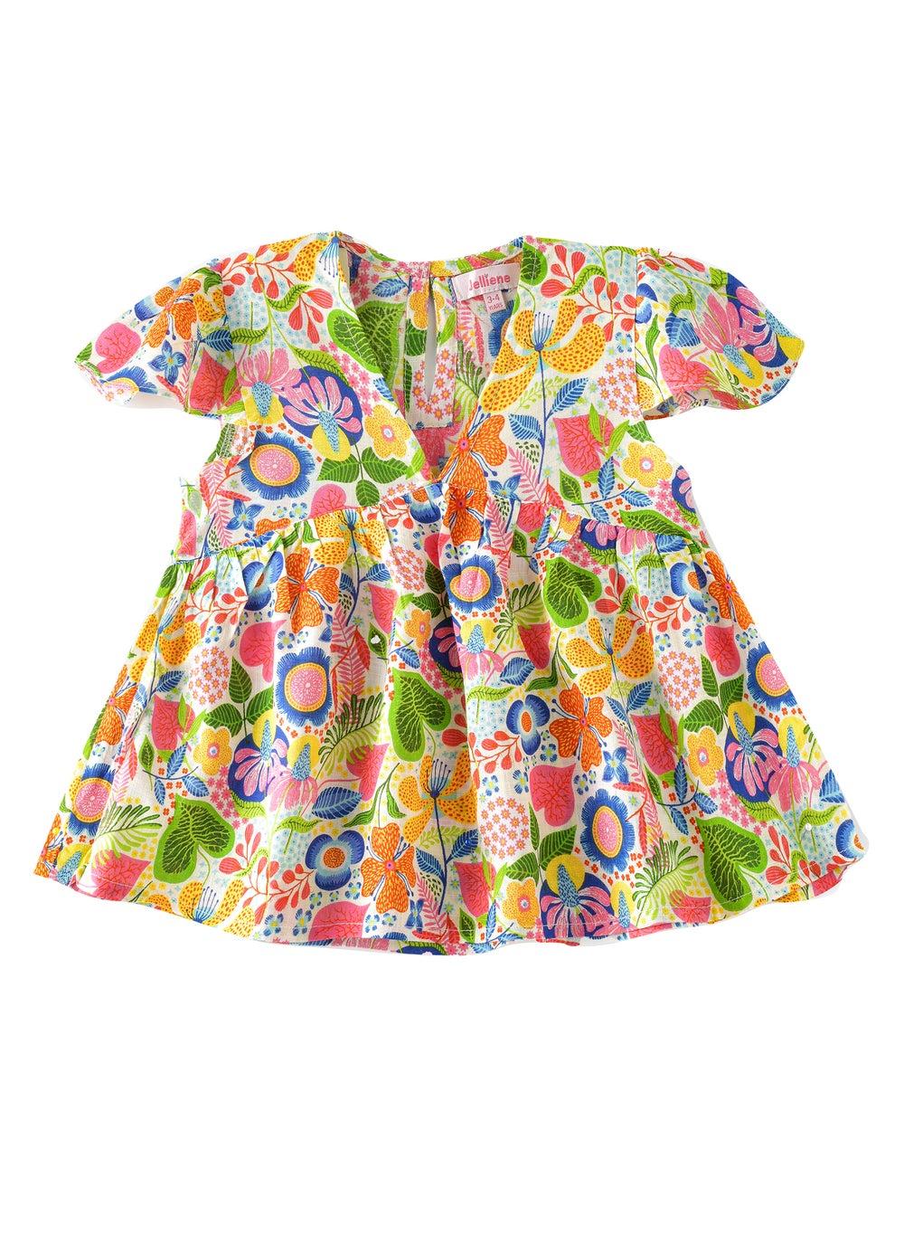 Little Trendsetter Girls Breezy Viscose Blouse Chic Style - Image 1