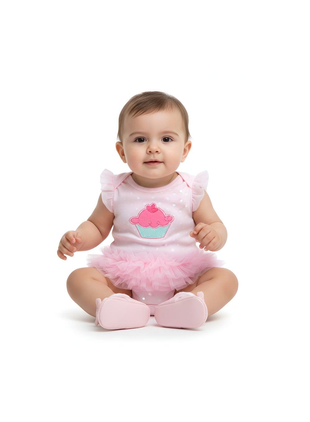 Bambimici Zairah Cupcake Ruffled Bodysuit Dress - Image 1