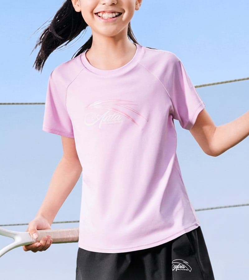 Girls’ Quick-Dry Short Sleeve T-Shirt Active Everyday - Image 1