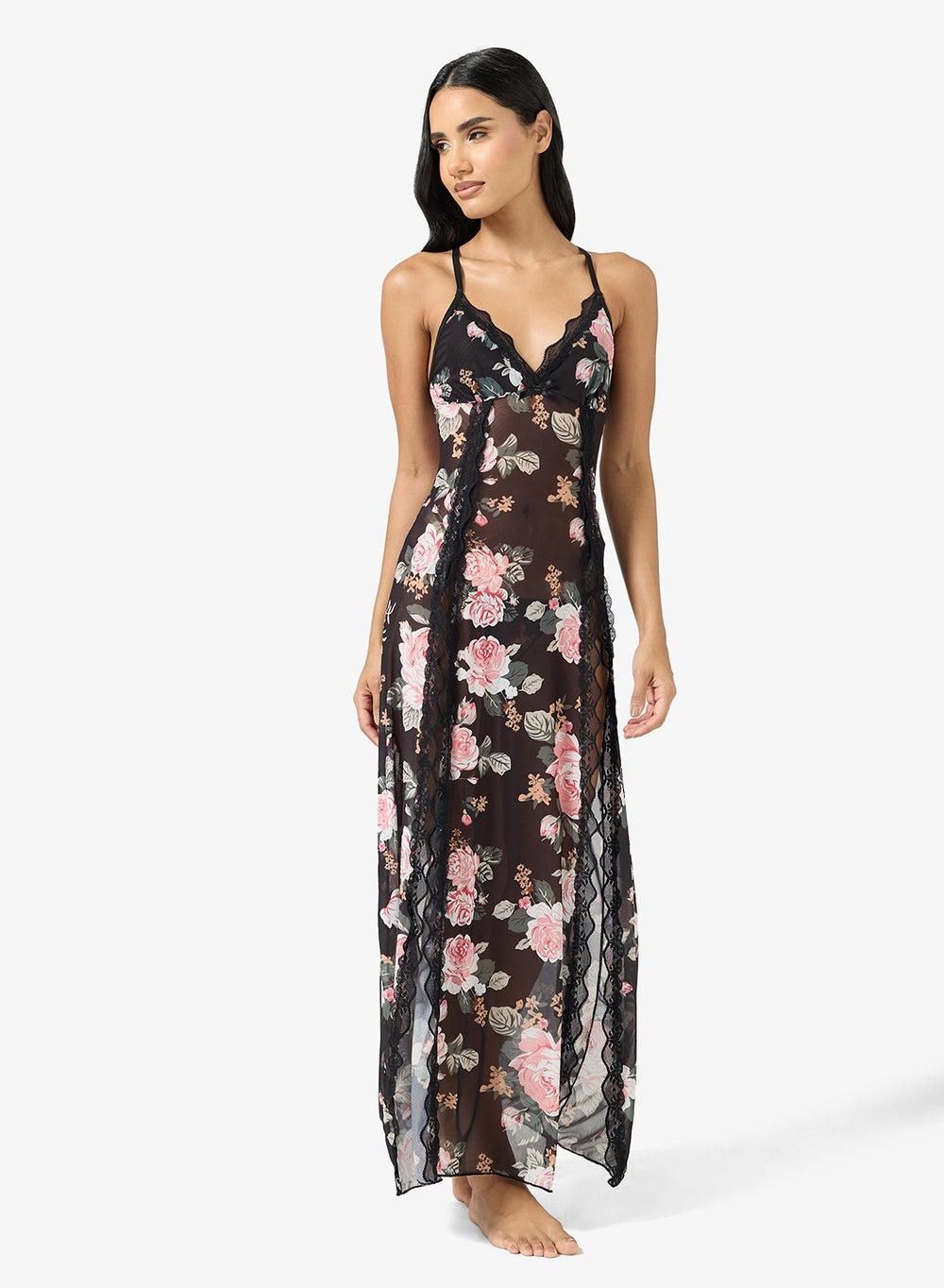 ELLA Floral Print Nightdress - Image 1