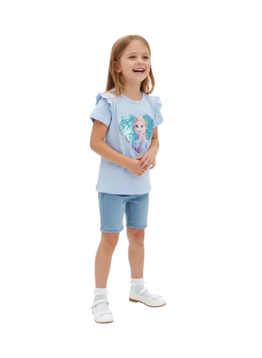 D' Daniela Elsa Little Sparkle Royals T-Shirt Blue - Image 1