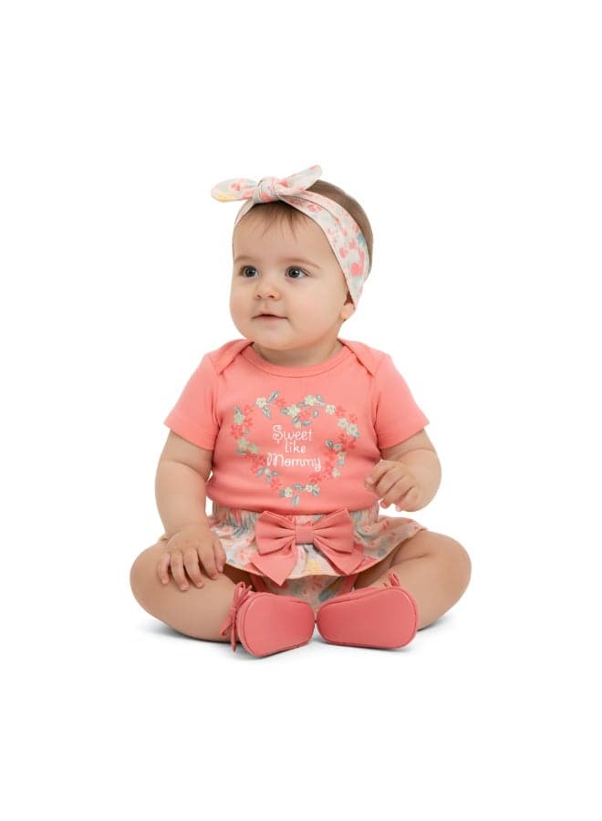 Bambimici Leila Floral Baby Suit Set - Image 1
