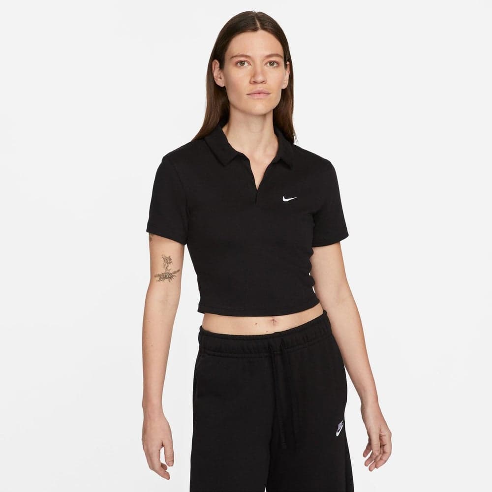 Women's Essential Cotton Stretch Polo Shirt - Image 1