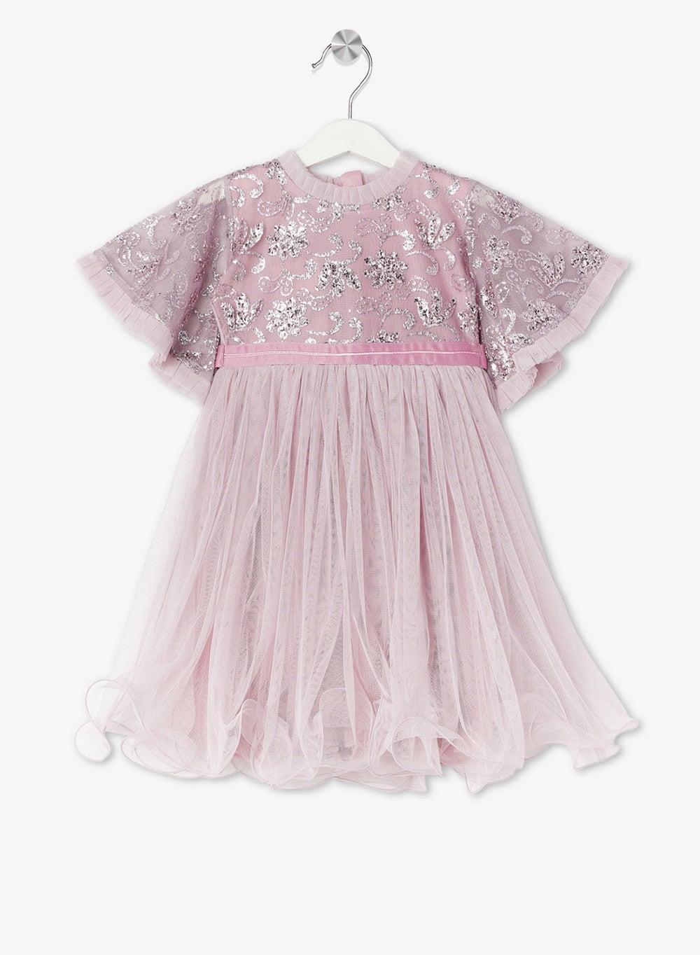 Floral Flutter Girls Dress - Image 1