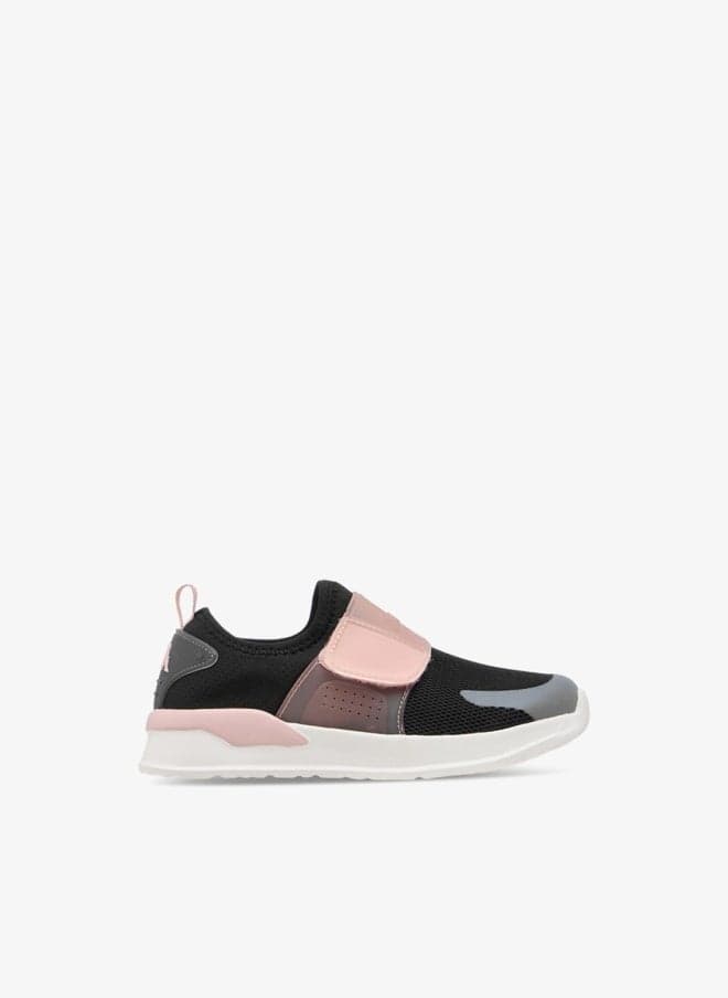 Girls' Logo Detail Sports Sneakers Hook and Loop - Image 1