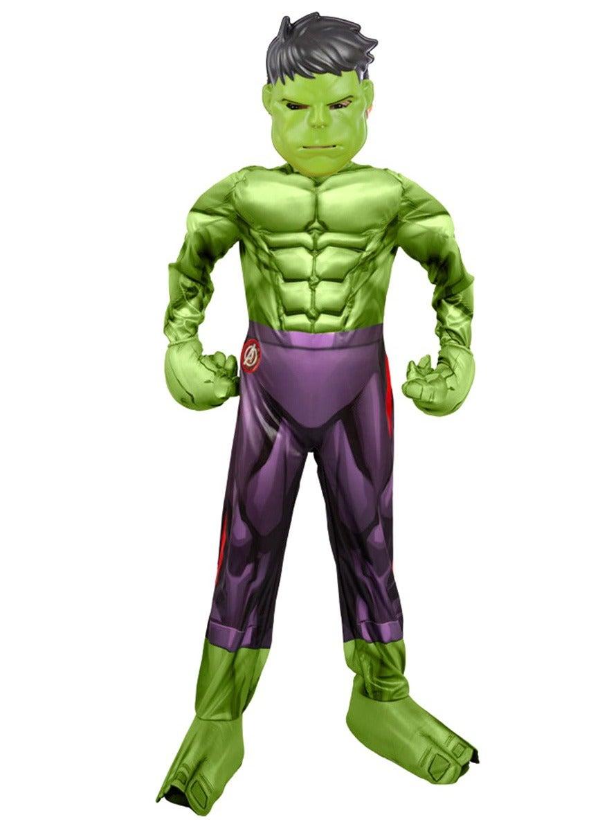 Marvel Avengers Hulk Deluxe Kids Costume - Image 1