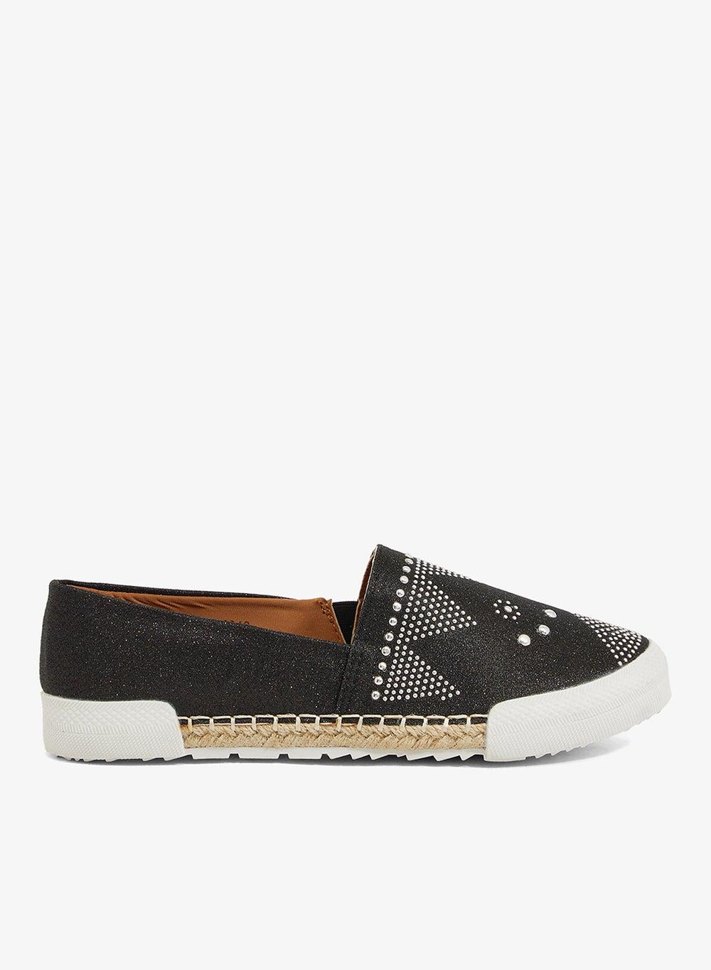Studded Espadrille Flats for Effortless Chic - Image 1