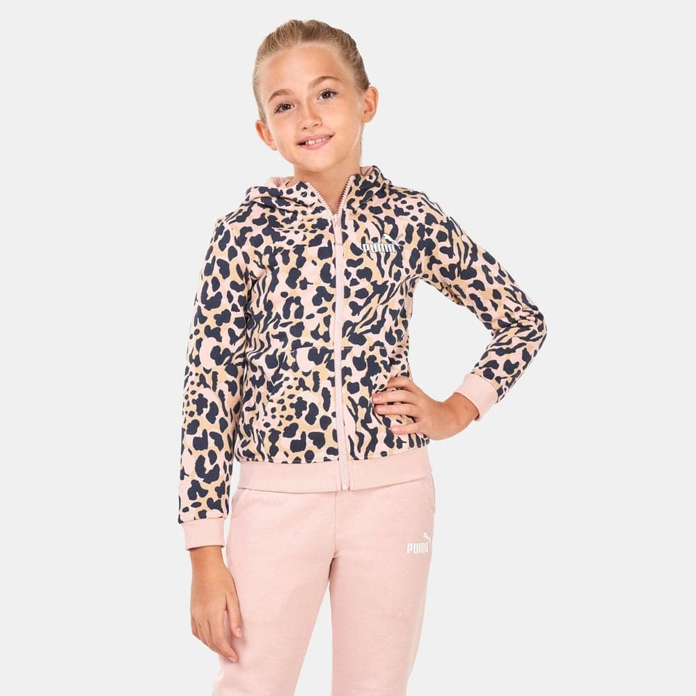 Kids' Alpha Animal Print Full-Zip Hoodie - Image 1