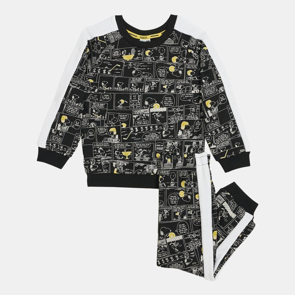 Kids' X PEANUTS Cotton Jogger Set - Image 1