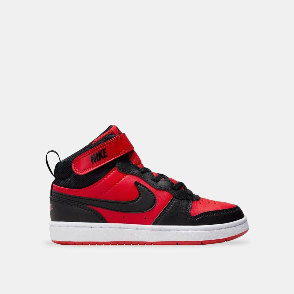 Kids Court Borough Mid 2 Leather Sneakers - Image 1