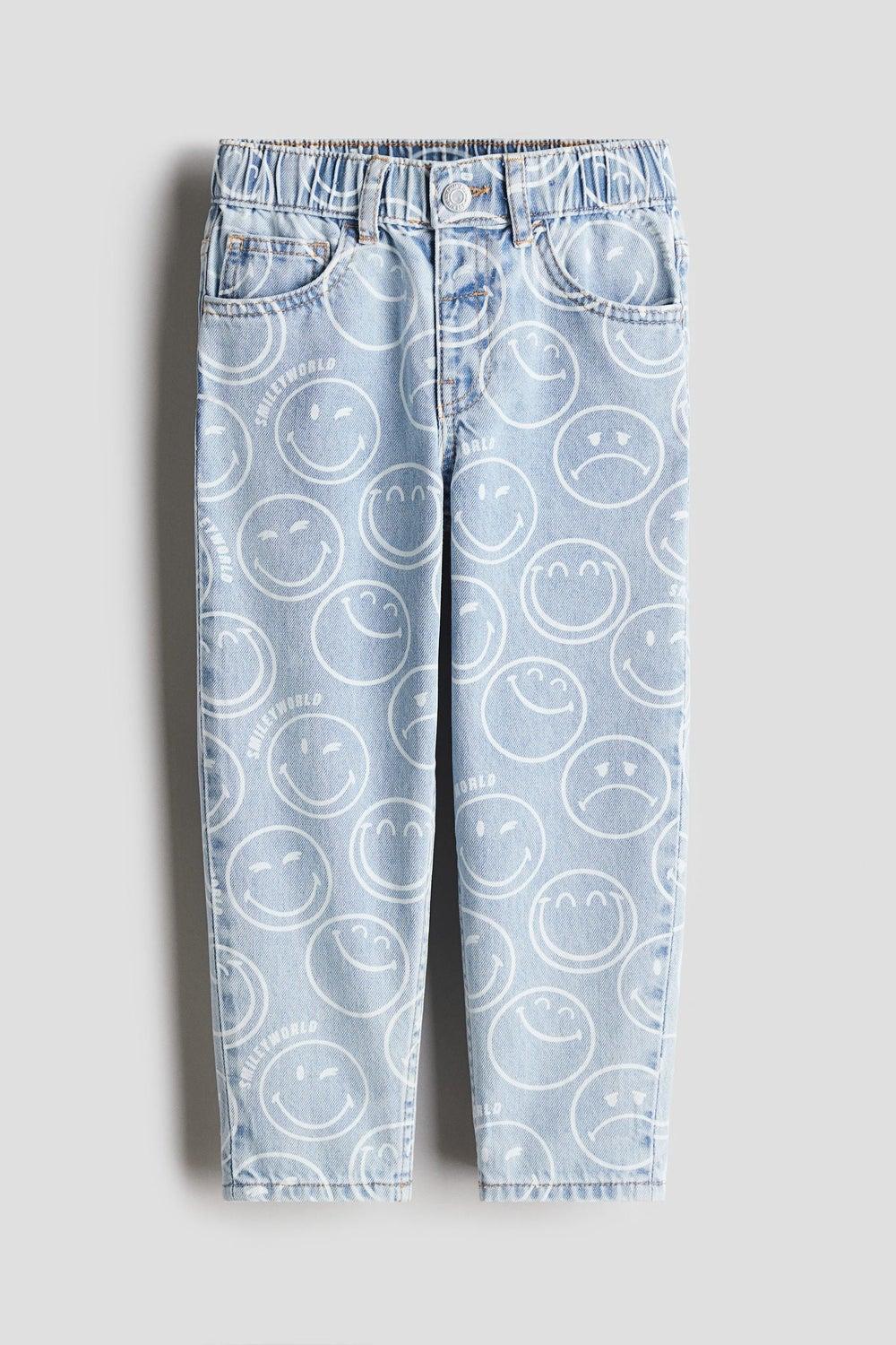 Boys Loose Fit Cotton Denim Jeans - Image 1