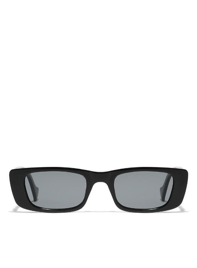 BlackOut Manhattan Rectangle Full Rim Sunglasses - Image 1