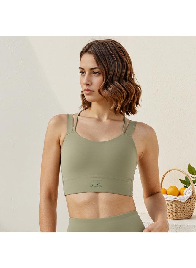 Kappa Crossback Logo Sports Bra - Image 1