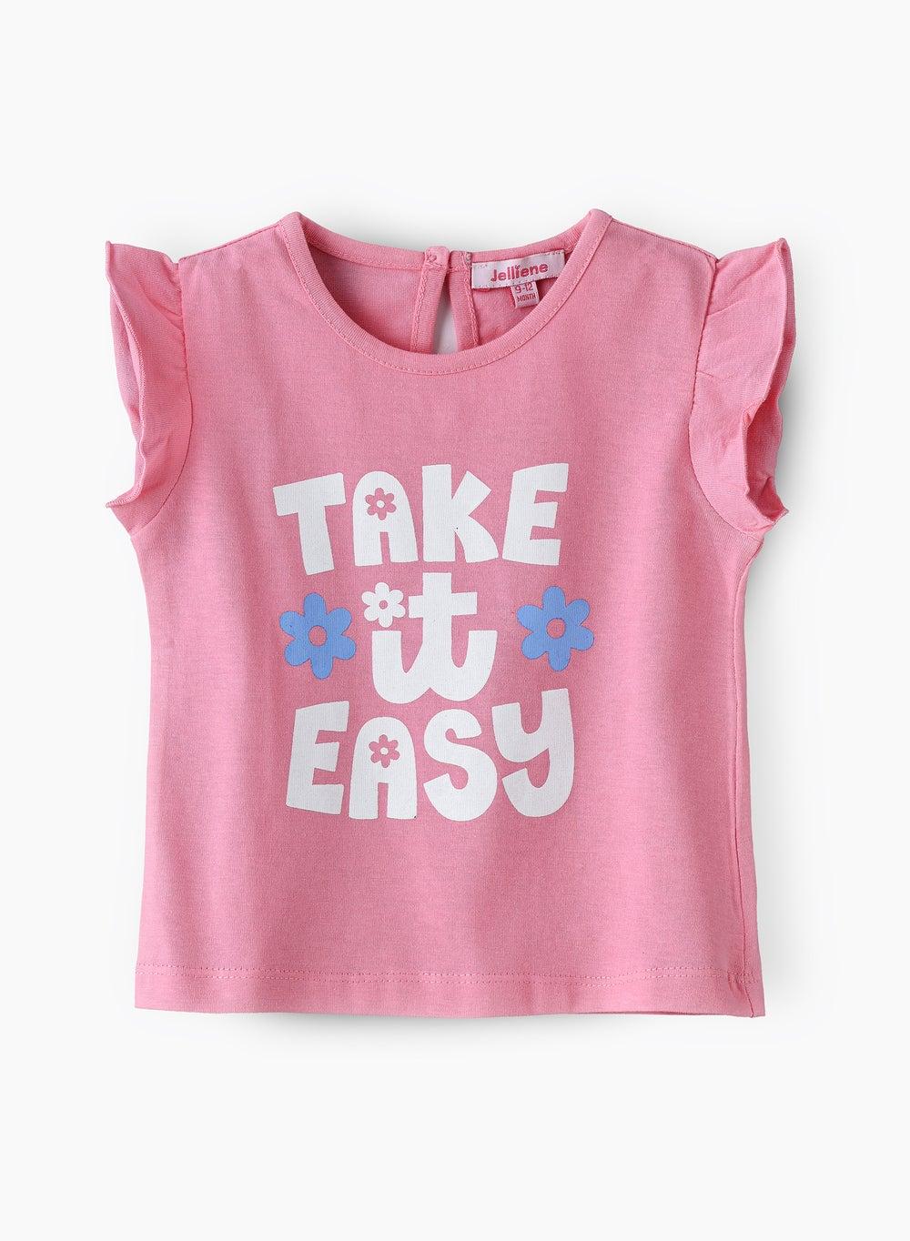 Jelliene Printed Knit Tee Baby Girls - Image 1