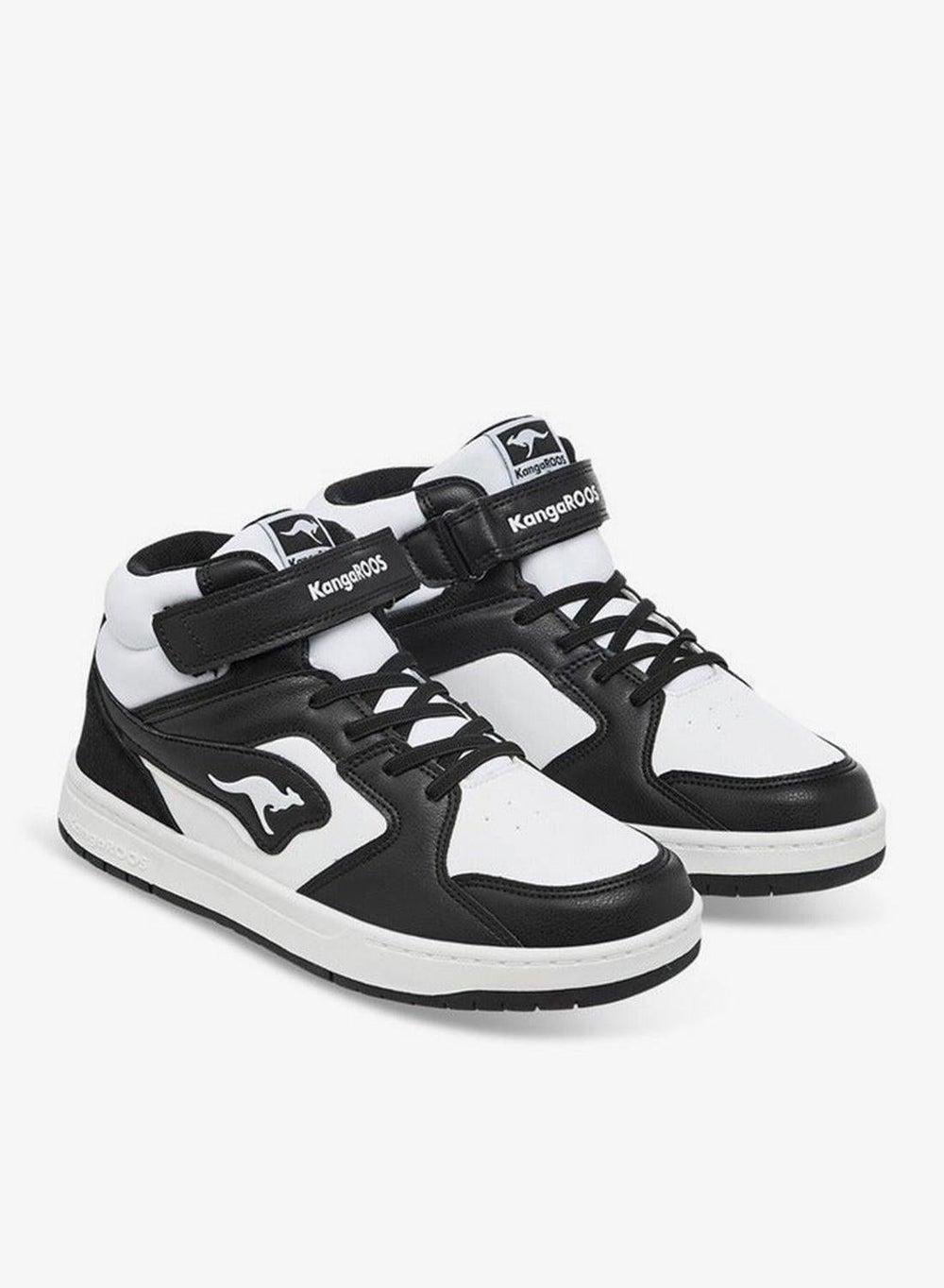 Women’s Panelled High-Top Sneakers Hook & Loop Fit - Image 1