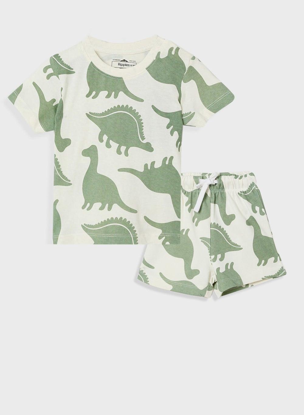 Boys 2Pcs Cotton Summer Set - Image 1