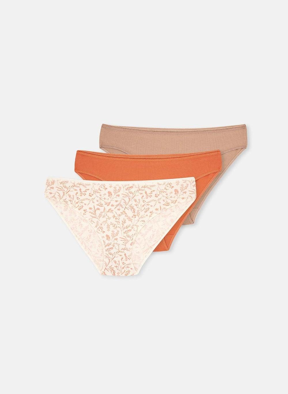 3 Pack Supreme Mid Rise Cotton Briefs - Image 1