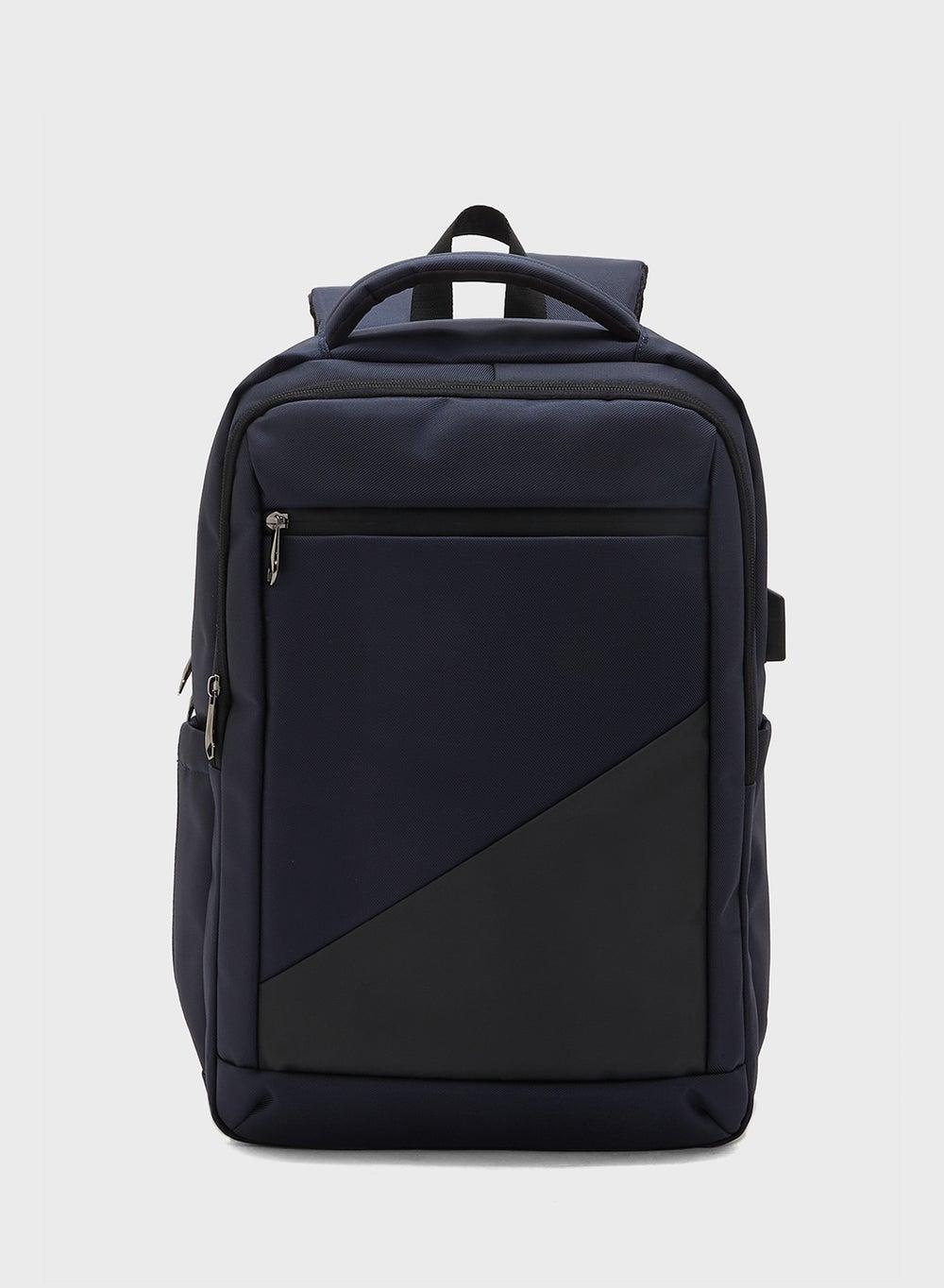 Premium Backpack With Organiser Pocket & USB Port - Image 1