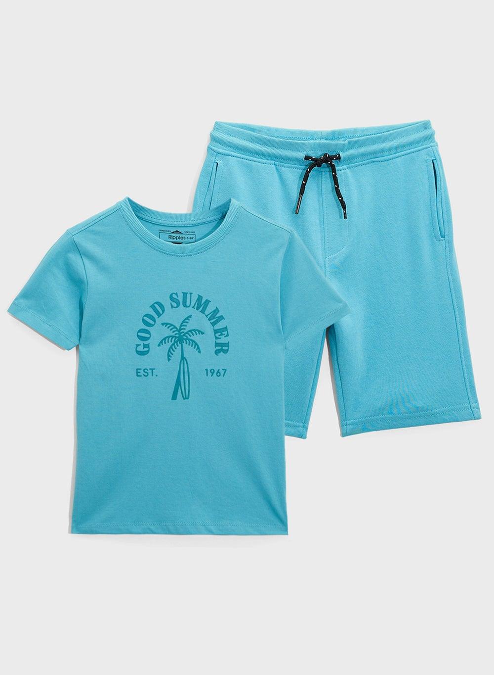 Oversized Baby T-Shirt & Shorts Set - Image 1