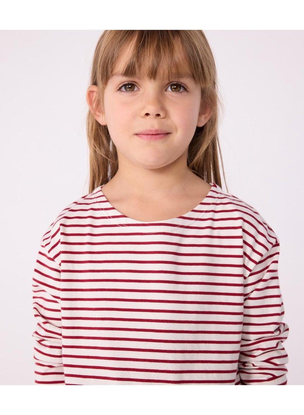 Girls’ Cotton Breton Top Lightweight Jersey - Image 1
