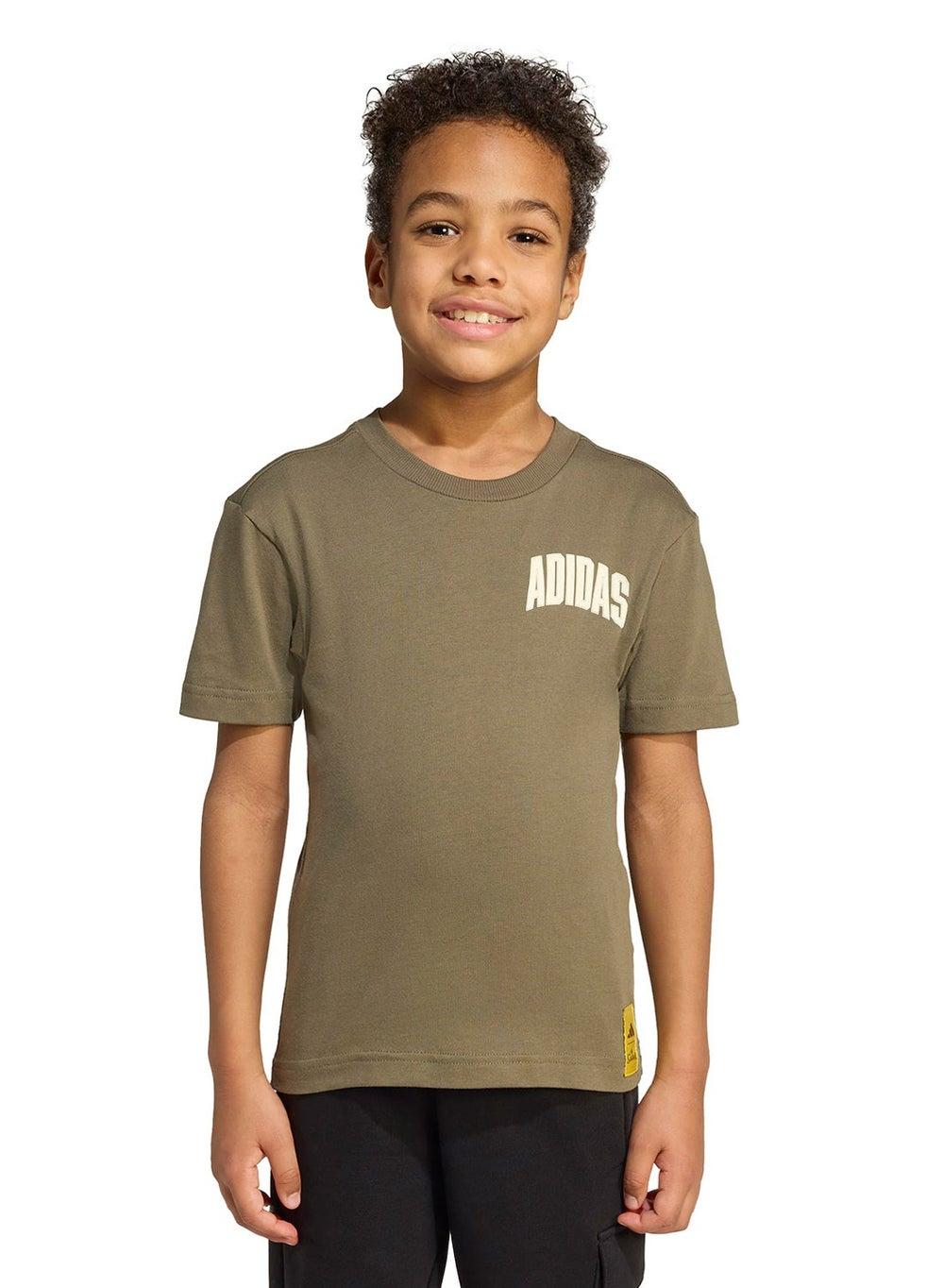 adidas Kids The Simpsons Graphic Cotton T-Shirt - Image 1