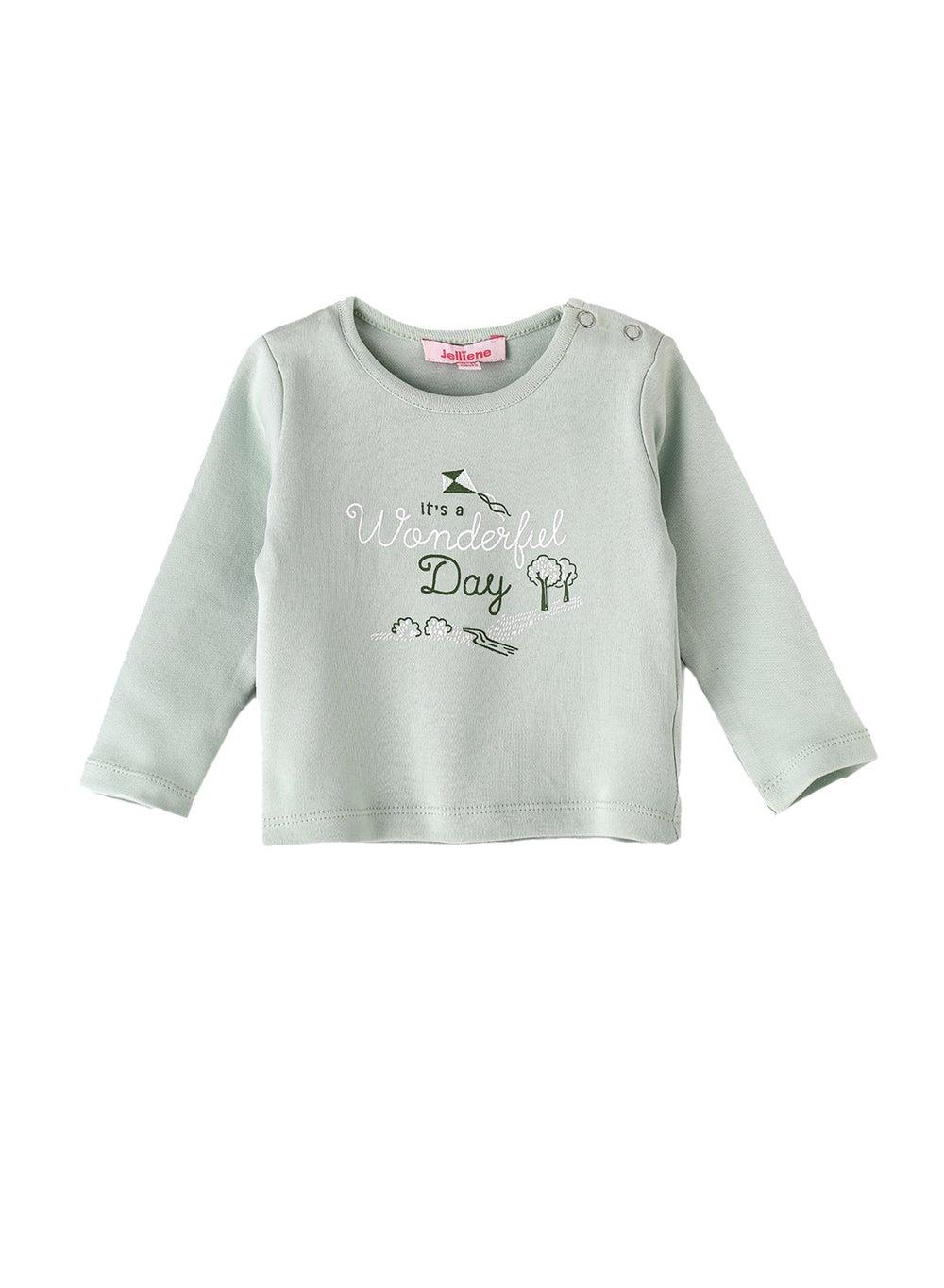 Girls' It's a Wonderful Day Graphic Sweatshirt - Image 1