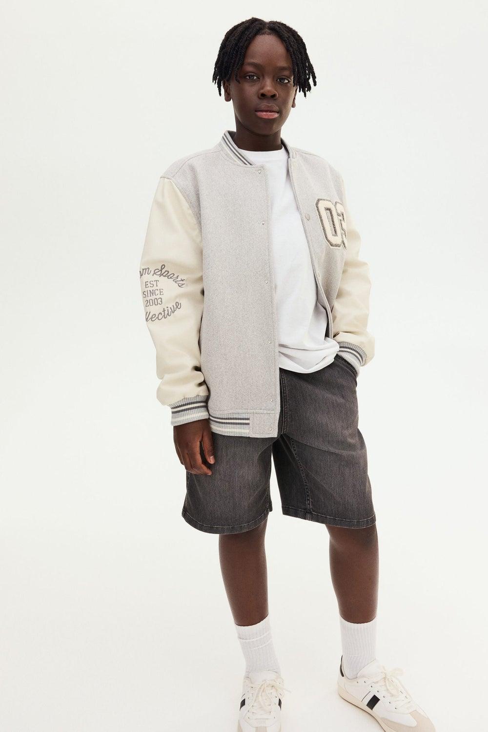 3-Pack Boys Soft Denim Drawstring Shorts - Image 1