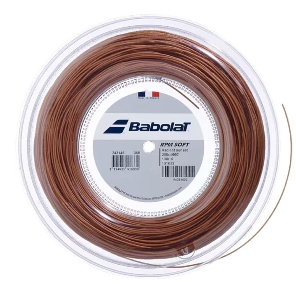 Babolat RPM Soft Tennis Strings 243146-368 Sunset Reel - Image 1