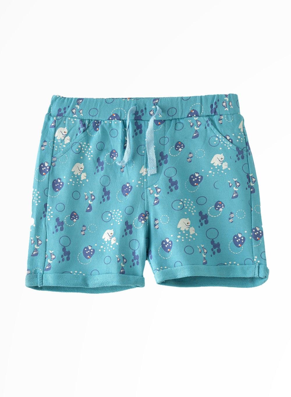 Boys Breathable Cotton Knit Shorts for Summer Adventures - Image 1