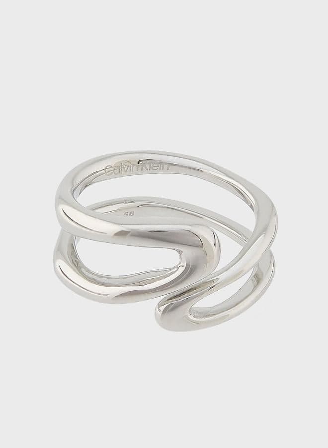 Calvin Klein Statement Links Open Ring 35000751D - Image 1