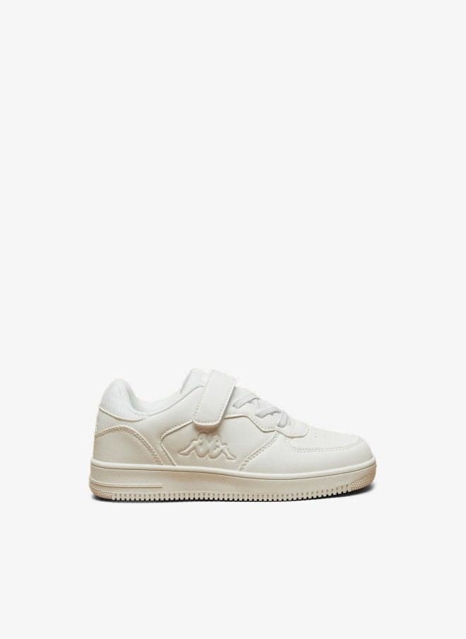 Boys Logo Detail Hook and Loop Sneakers - Image 1