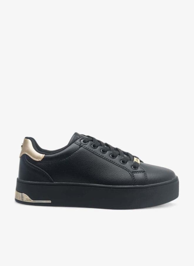 Celeste Women's Chunky Lace-Up Sneakers in Premium PU - Image 1