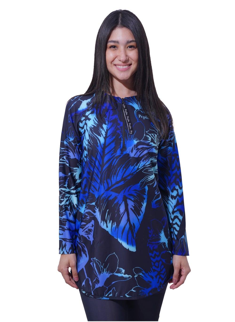 Flash Long Rashguard Swimwear Top - Image 1