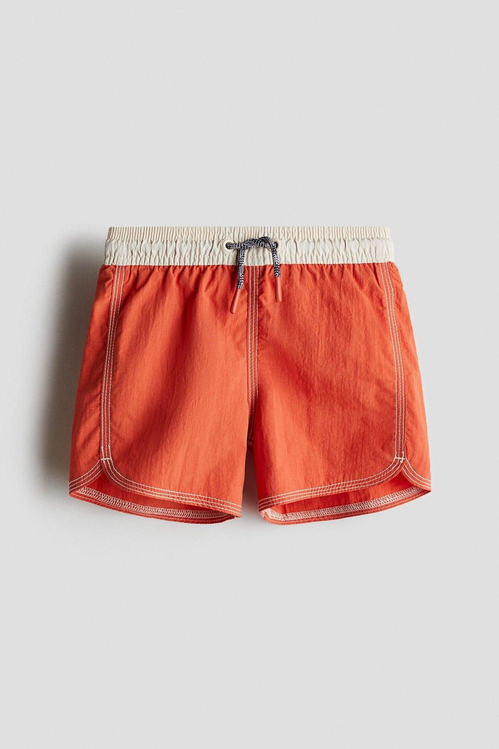 Baby Boys Nylon Swim Shorts with Mesh Lining - Image 1