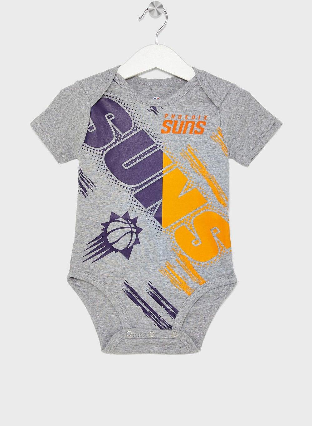 Kids Phoenix Suns Dribbles Creeper Onesie - Image 1