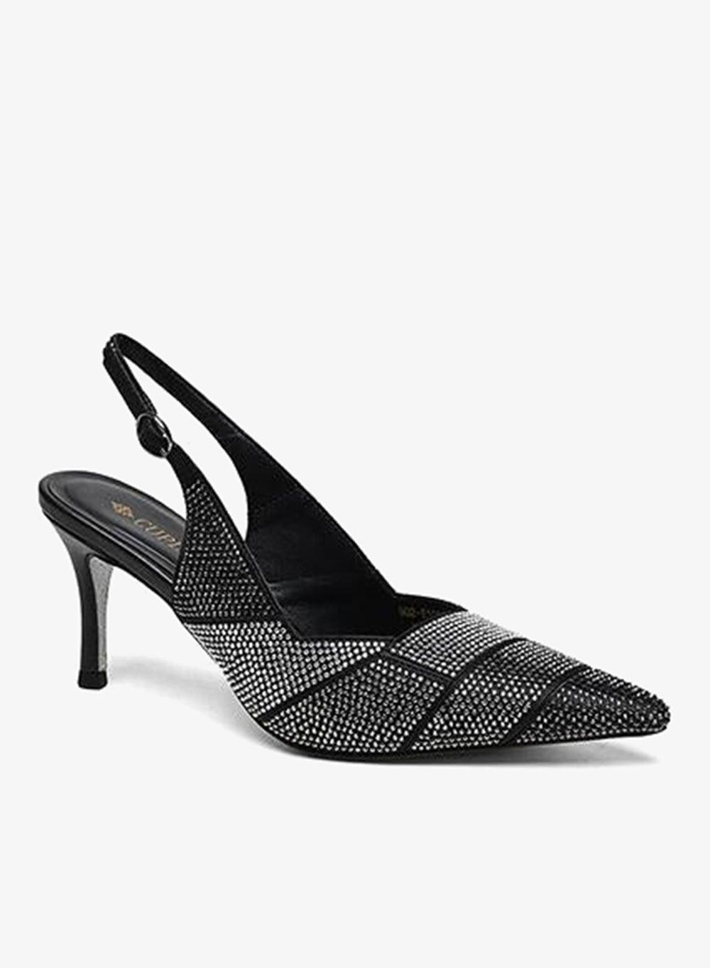 Embellished Slingback High-Heeled Pump - Image 1