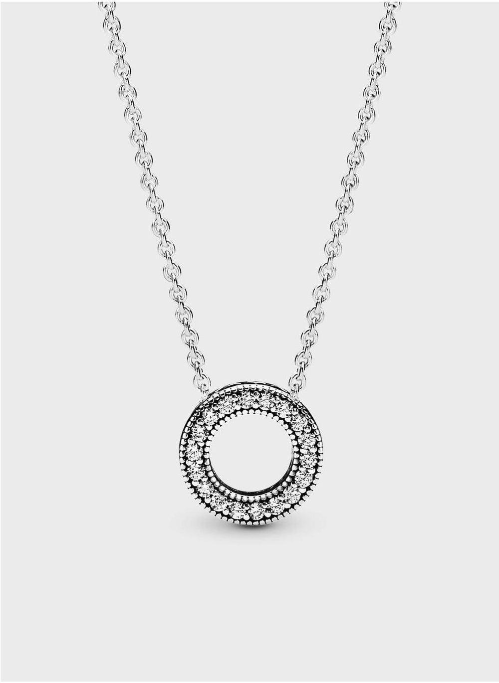 Pandora Pavè Circle Collier Logo Necklace - Image 1
