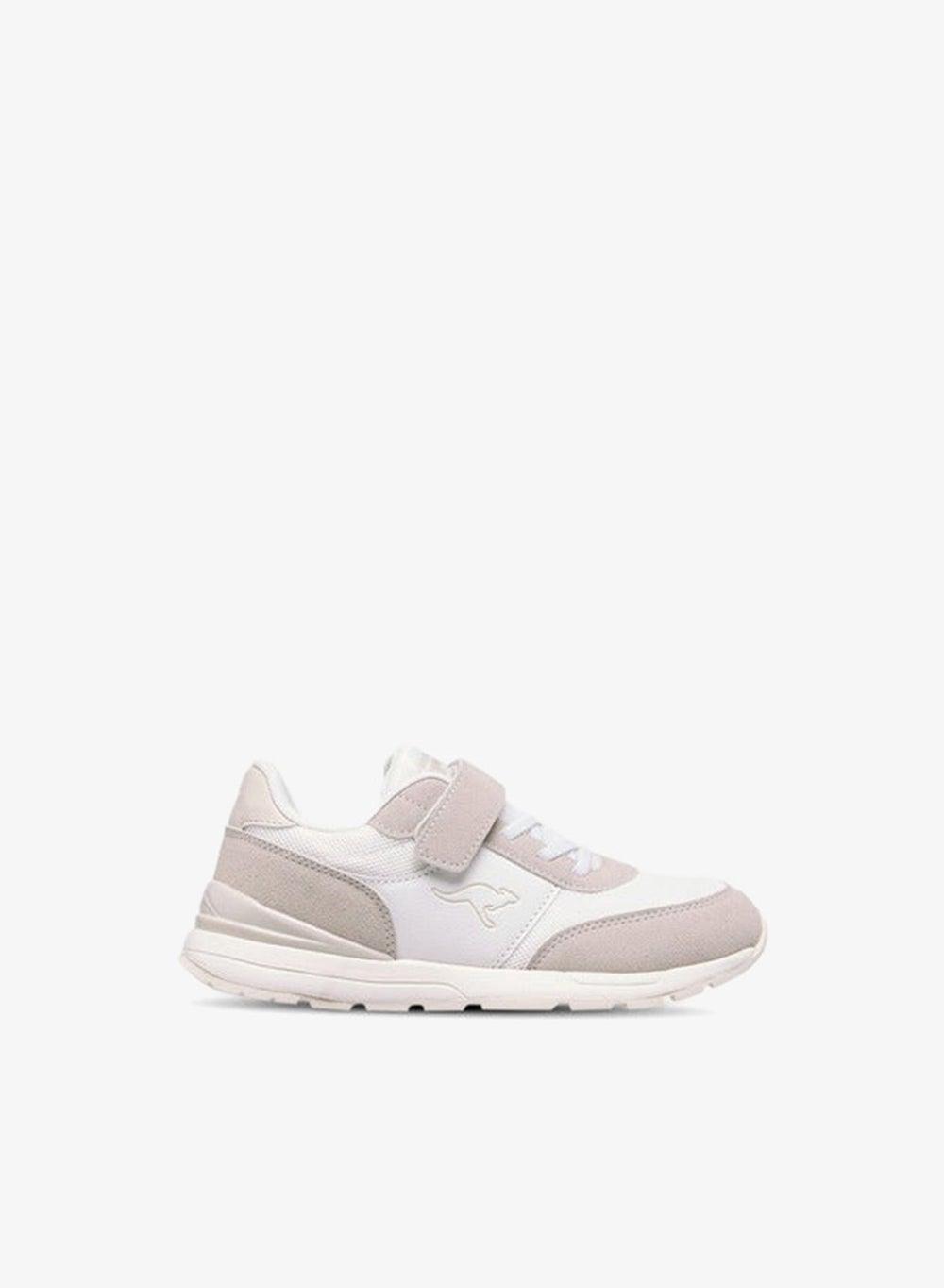 Girls’ Logo Embossed Mesh & Suede Sports Sneakers - Image 1