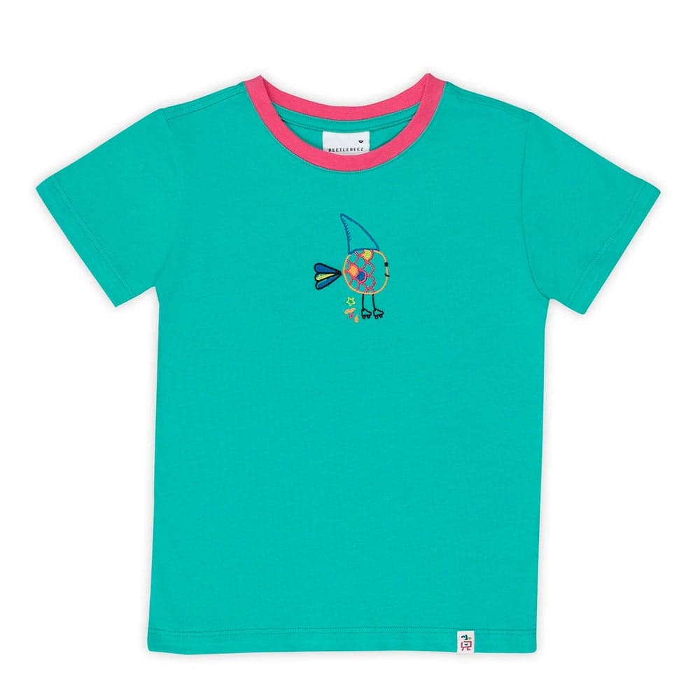 Green Cute Shark T-Shirt - Image 1