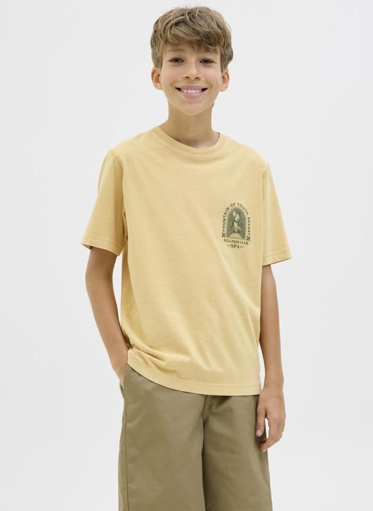 Kids Crew Neck T-Shirt Classic Cotton - Image 1