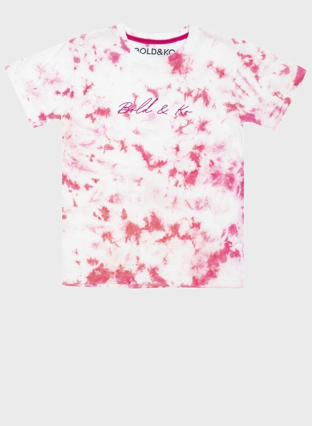 Kids Tie Dye Cotton T-Shirt - Image 1