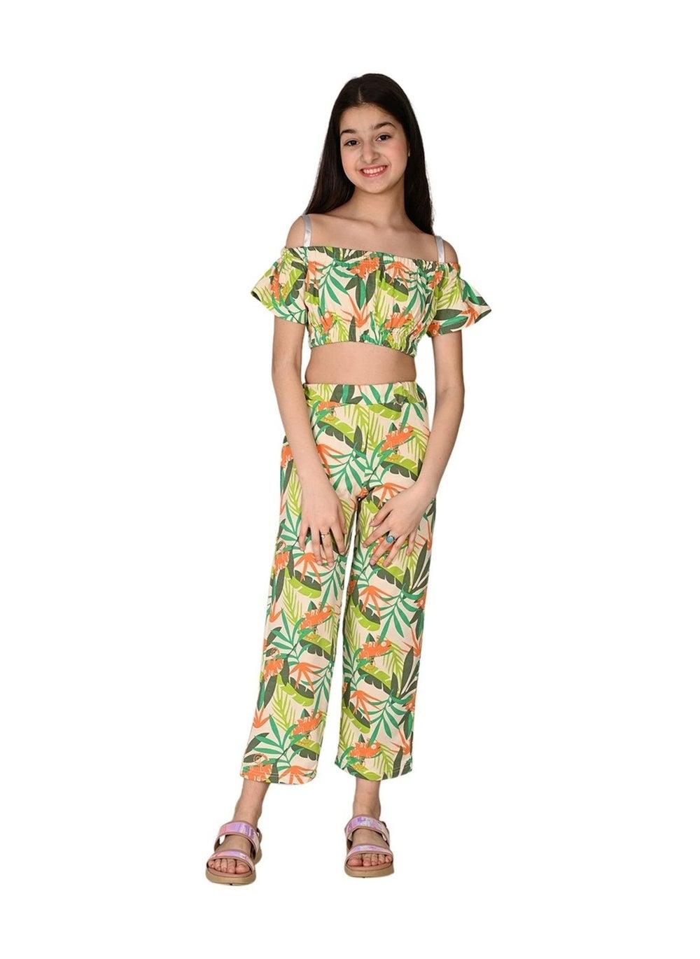 Girls Summer Shorts & Top Clothing Set - Image 1