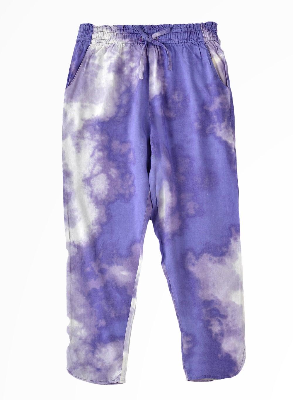 Trendsetter Girls' Comfy Crepe Pants Summer Style - Image 1