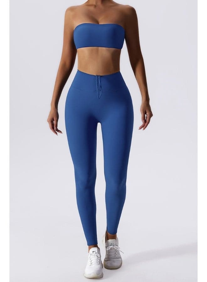 KAWN Yoga Strapless Padded Low Impact Sports Bra - Image 1