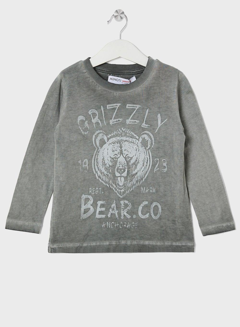Infant Grizzly Bear Graphic T-Shirt - Image 1