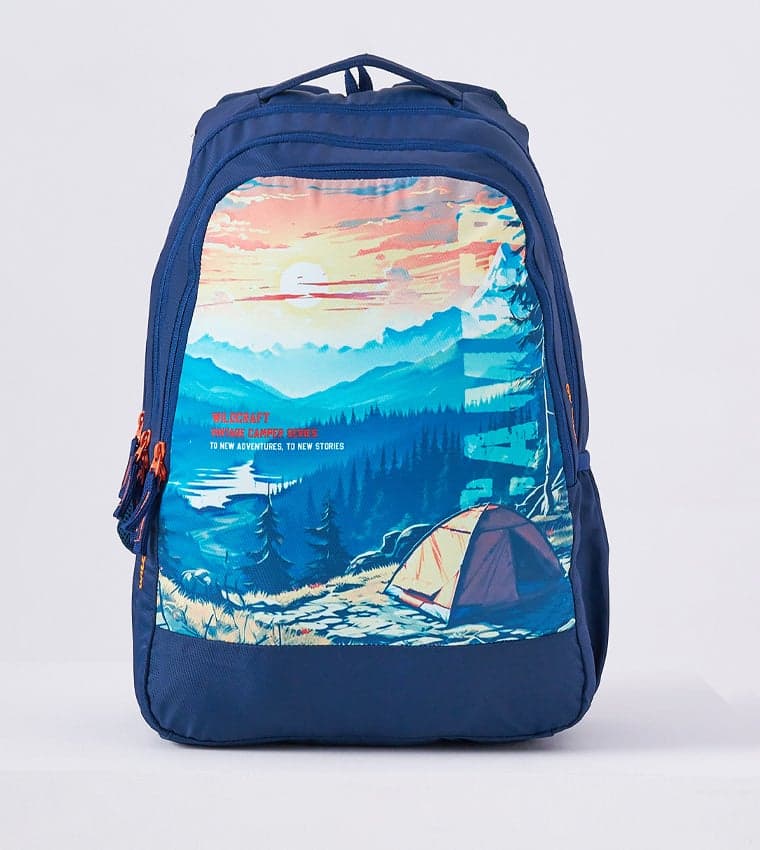 Wildcraft Atlas 40 Camper Tent Navy Backpack - Image 1