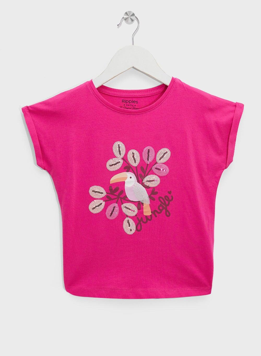 Embellished Girls T-Shirt – Sparkle Everyday Style - Image 1
